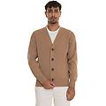 cardigan bottoni cammello