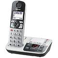 telefono kx-tge520gs dect vivavoce display 1. 8 pollici nero argento