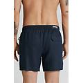 costume boxer mare in 100% lino a tinta unita uomo blu taglia l
