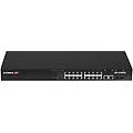switch gigabit poe+ smart industriale 18 porte montabile su rack