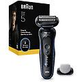 BRAUN series 5 52-b1000s rasoio elettrico nero blu batteria 50min