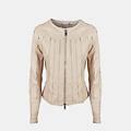 giacca leggera in eco pelle da donna tan