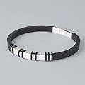 bracciale man code acciaio cubic zirconia collezione man code bianco