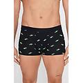 boxer in cotone elasticizzato stampato uomo nero tama&ntilde;o m
