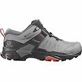 Salomon X Ultra 4 Gore Tex Scarpe Trekking Donna Light Grey Black Rose 7 Uk