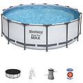 - piscina tonda con struttura steel pro max 457x122 cm 56438