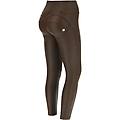 pantaloni push up wr. up 7/8 superskinny vita alta similpelle demitasse donna extra small