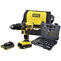 - trapano avvitatore a percussione 18v 2 batterie + borsa fmck626d2sa