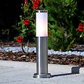 lampioncino kristof acciaio inox altezza 45 cm e27