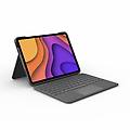 tastiera per tablet folio touch qwerty nordic trackpad ipad air 10. 9 grigio retroilluminata