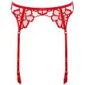 bluebella catalina reggicalze rosso/trasparente