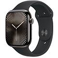 watch series 10 serie 10 gps + cellular 46mm cassa in titanio color ardesia con nero sport band m/l
