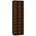 - scarpiera rovere marrone 54x34x183 cm in legno multistrato
