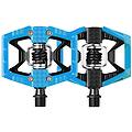 crankbrothers. pedali doppio shot blu nero pedali ritiro gratis