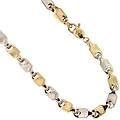 collana uomo in oro giallo e bianco 803321717959