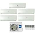 climatizzatore condizionatore penta split inverter flexis plus white r-32