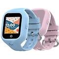 smartwatch per bambini 4g telefonate messaggi localizzazione gps cinturino azzurro e rosa