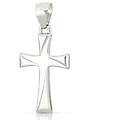 ciondolo croce oro bianco gl101395