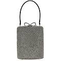 borsa a mano 'silver crystal fishnet'