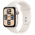 watch se gps 44mm cassa alluminio galassia con galassia sport band m/l (mxev3ql/a)