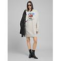 vestito corto stile felpa