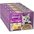 pure delight in buste 48 x 85 g umido per gatto spezzatino di pollame in gelatina