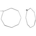 orecchini a cerchio silver collection argento bianco collezione silver collection bianco