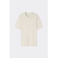 t-shirt in lino uomo nero taglia s