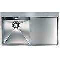 012960scssp lavello ix filo quadra mix 3'' 86x50 1 vasca a sinistra