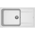 life 410 lavello 86x50cm 1 vasca bianco 68