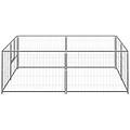 - gabbia per cani argento 4 m² in acciaio