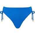 bluebella shala slip bikini a vita alta blu