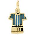 ciondolo scudetto napoli divisa maradona d10s oro giallo gl101211