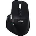 mouse ergonomico wireless ricaricabile type-c 8 pulsanti multi-point nero