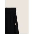 pantaloni donna in felpa micro-trecce con fondo dritto nero donna medium