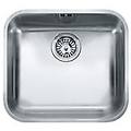 - lavello gax110-45 1 vasca dimensioni 45 x 40 cm colore inox satinato serie sottotop