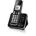 kx-tgd320jtb telefono cordless dect con segreteria telefonica schermo lcd monocromatico bianco