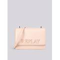 borsa a tracolla con lettering