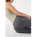 pantaloni push up wr. up superskinny cotone organico grigio fumo donna extra large