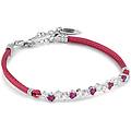 bracciale in pelle donna argento 925 gioiello sophie br628r