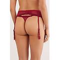 reggicalze pretty flowers donna rosso taglia tu