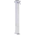 - colonna d'acqua da giardino 80 cm acciaio inox quadrato
