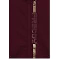 felpa da donna con zip collo alto e dettagli oro fig donna medium