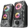 - set di altoparlanti gxt 606 javv 2. 0 illuminazione rgb colore nero e grigio