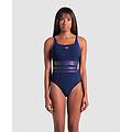 pezzo unico donna navy-navy-violet