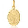 ciondolo madonna miracolosa oro giallo 803321700509