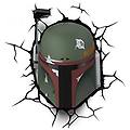- lampada da muro 3d boba fett star wars