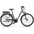 28 bici elettrica city v-tron cr ls rack bosch active line 400 wh 7 velocità