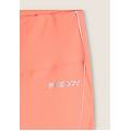 leggings 7/8 vita alta con bordature a contrasto fusion coral donna small