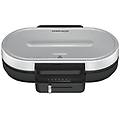 - wa 1250 piastra per waffle 2 waffle 1250 w argento